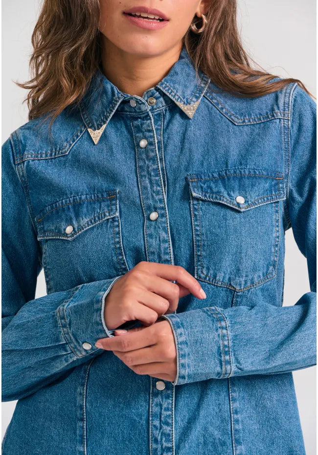 Γυναικειο τζιν πουκαμισο