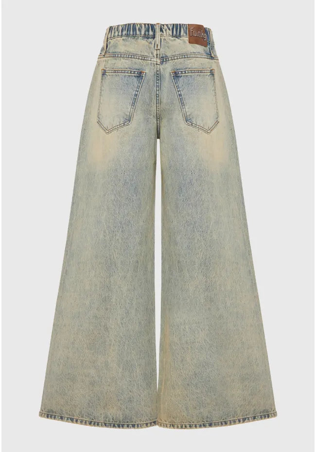 Regular fit βαμβακερο τζιν παντελονι