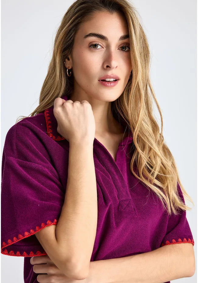Towel Polo Blouse