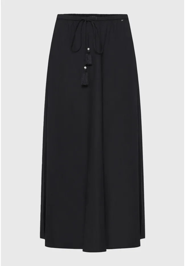 Μαξι φουστα με λαστιχο στη μεση