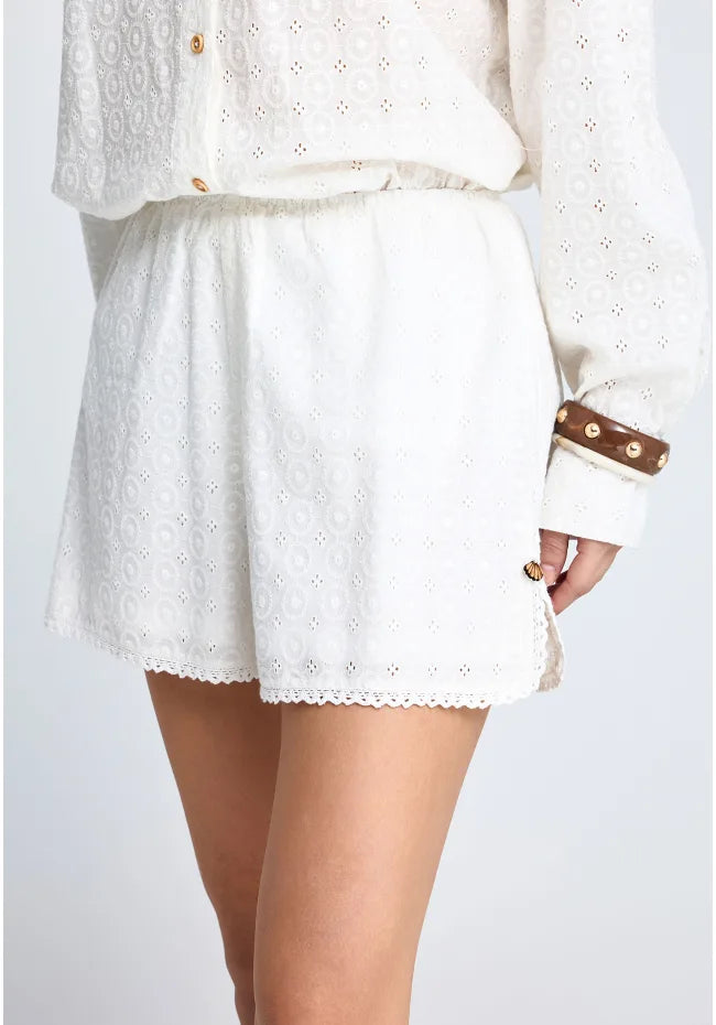 Embroidery σορτς