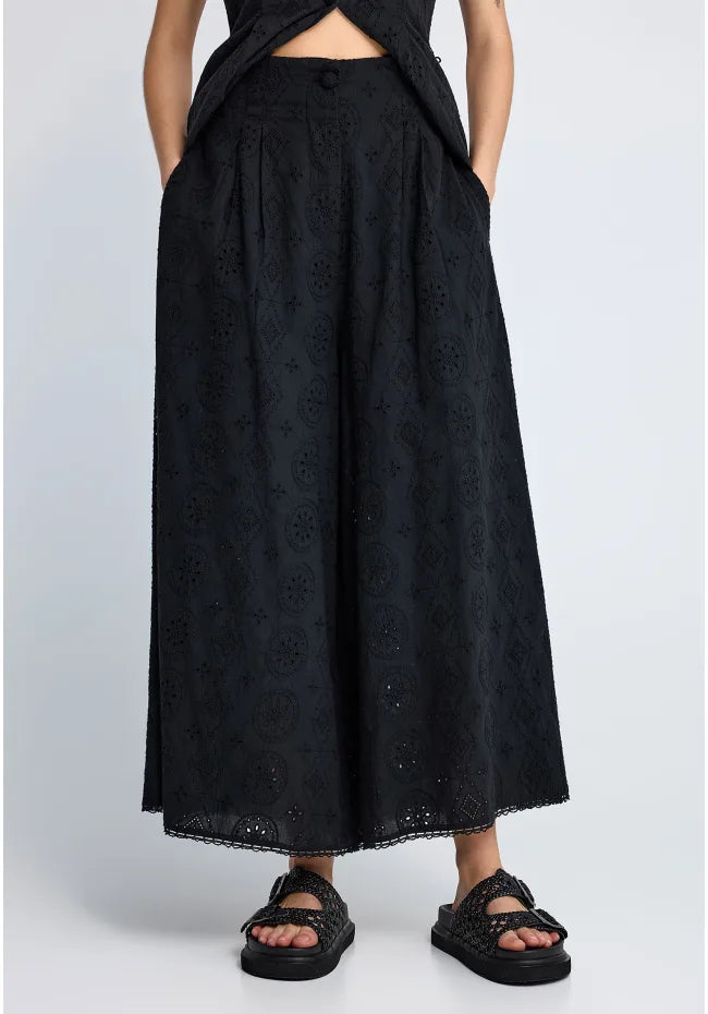 Relaxed fit παντελονα απο βαμβακι