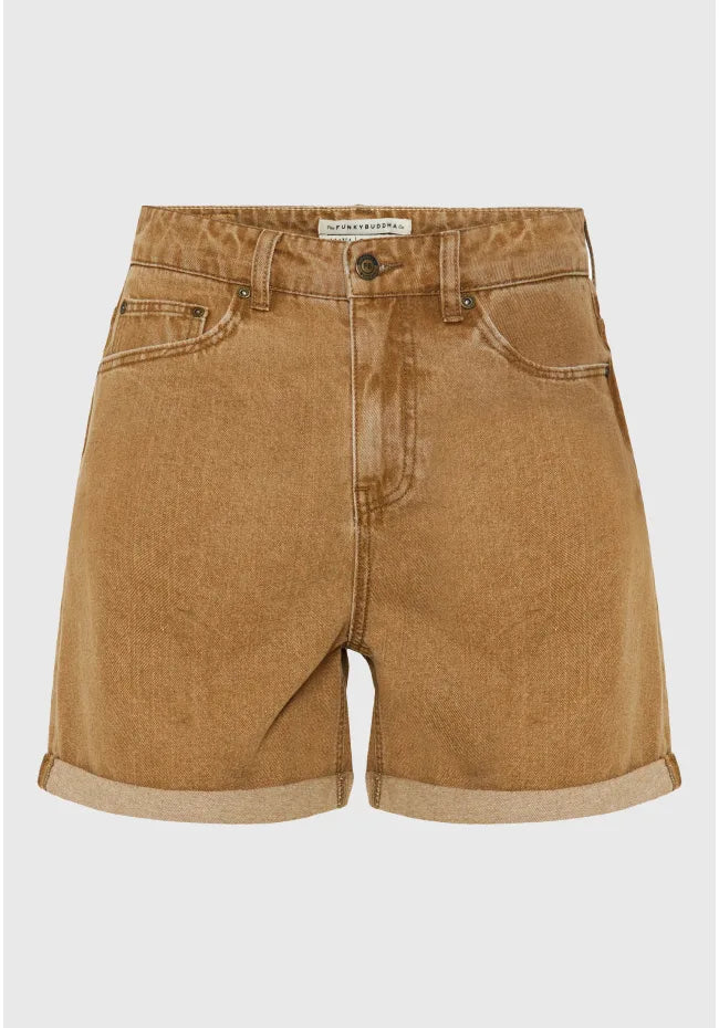 Τζιν σορτς με ρεβερ