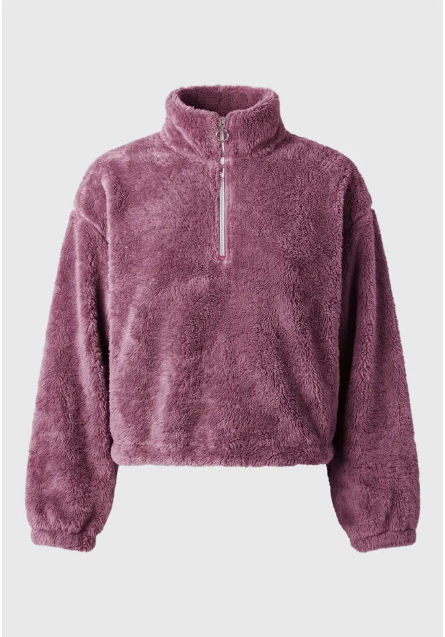 Cropped μπλουζα απο fleece