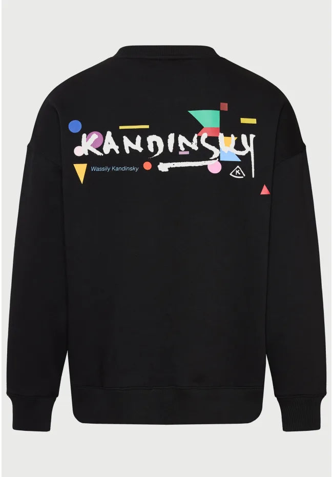 Relaxed fit φουτερ crewneck Kandinsky FUNKY BUDDHA x apoh London
