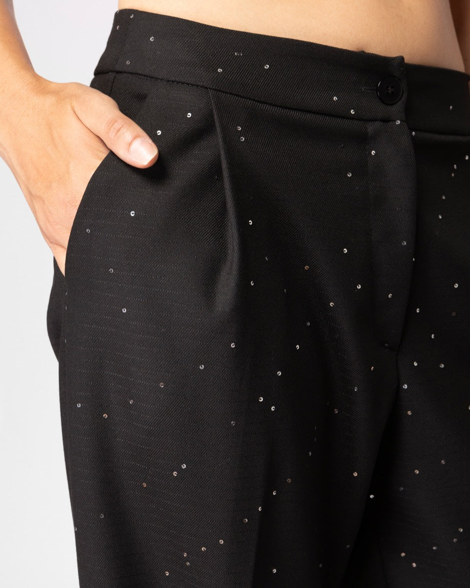 Pants with sequins