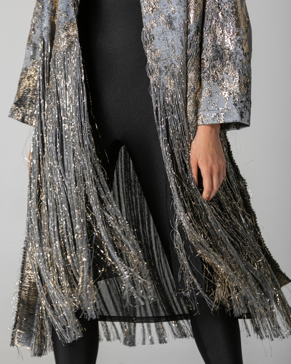 Πανωφορι με Χρυσες Λεπτομερειες και Κροσια