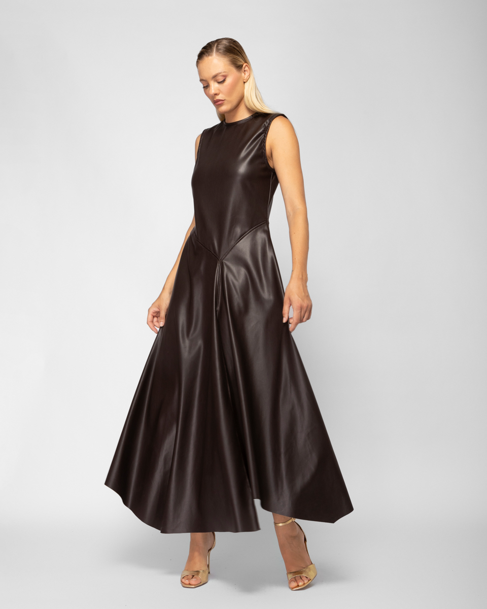 Eco Leather Dress