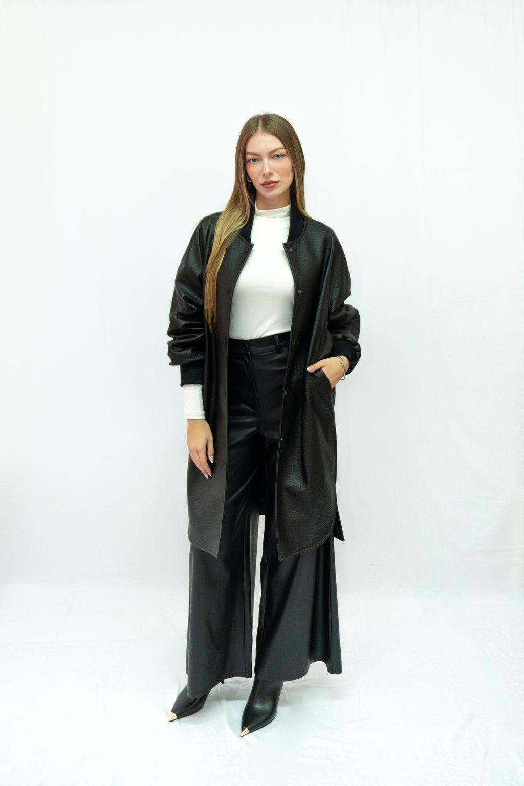 Leather jacket black