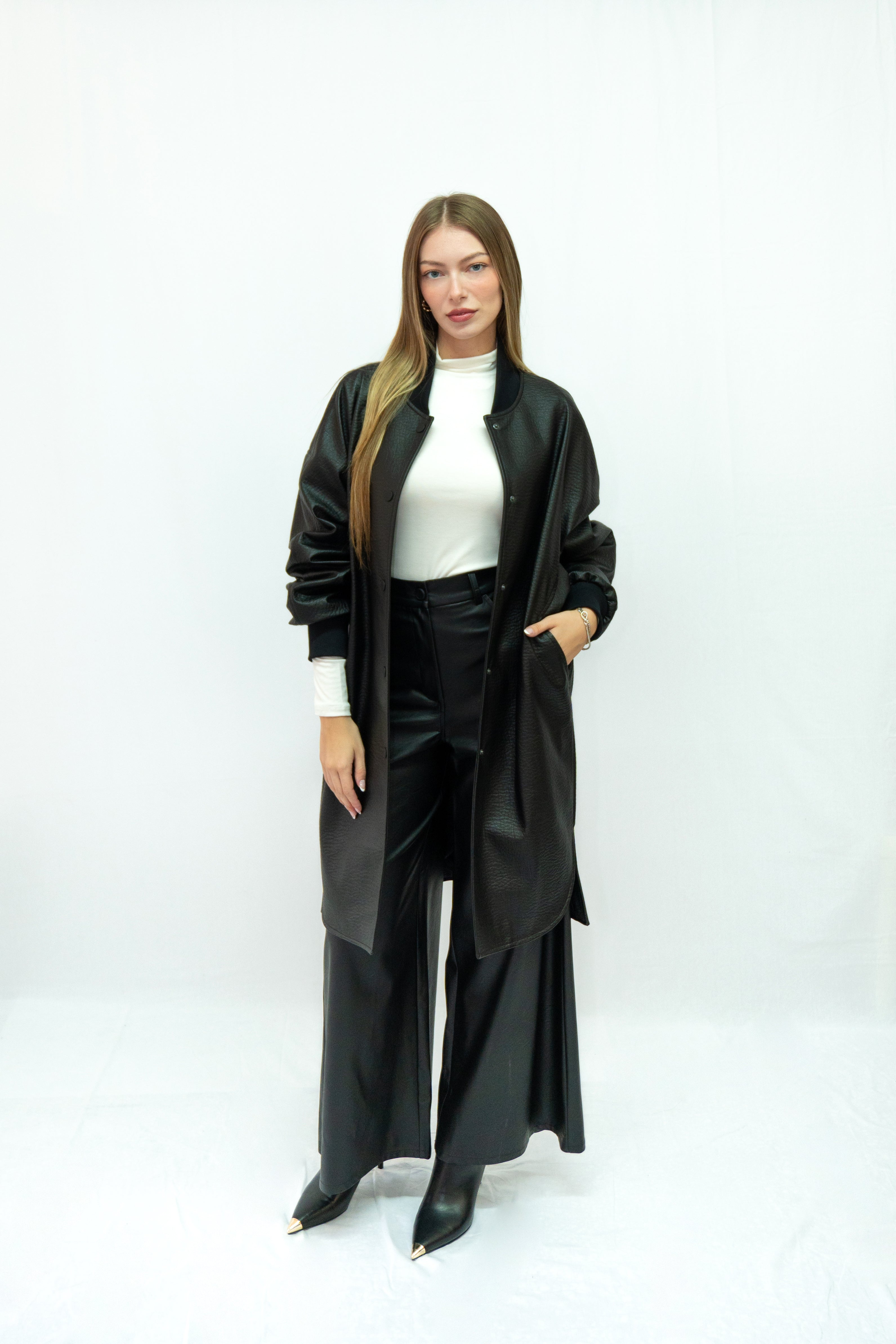 Leather jacket black