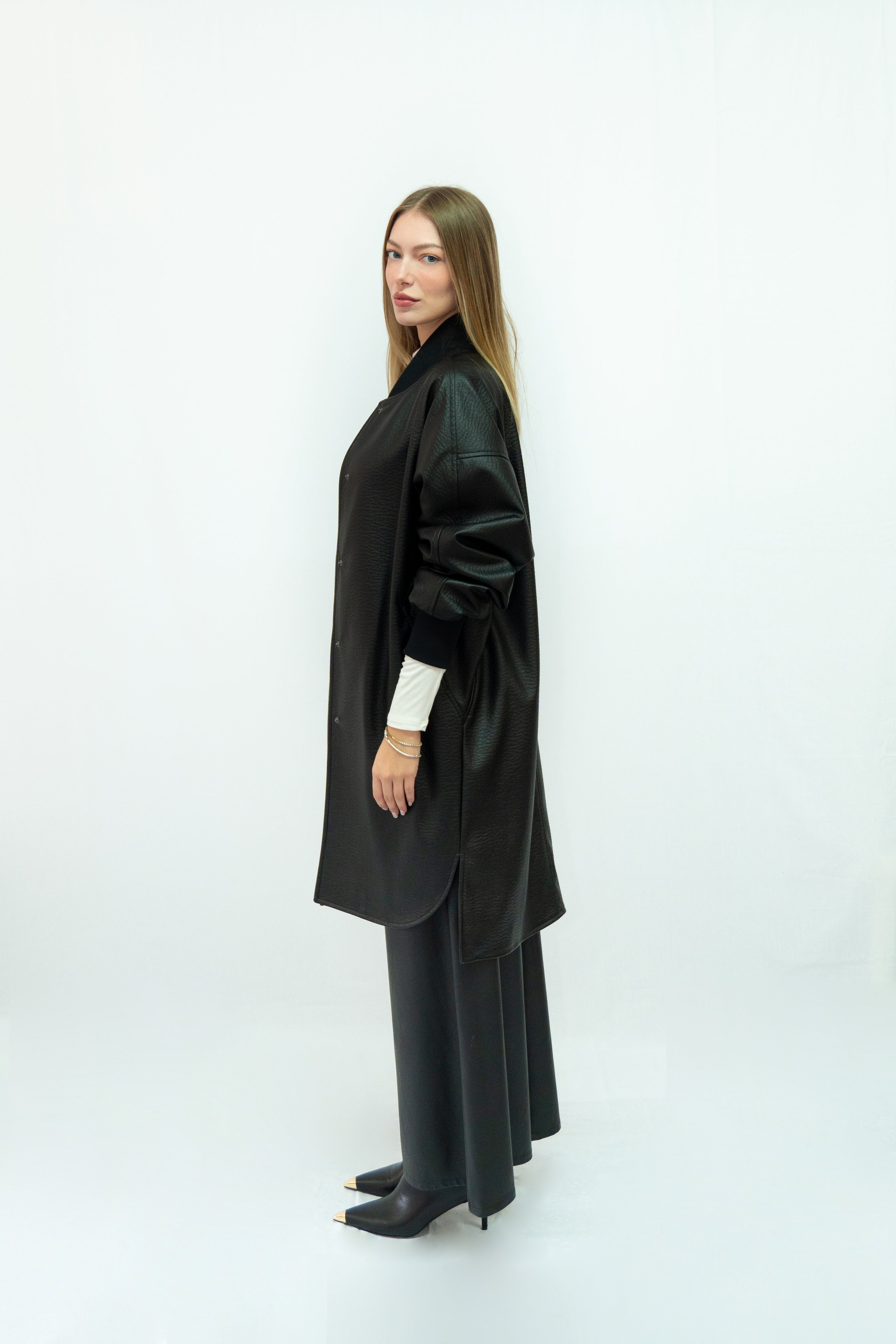 Leather jacket black