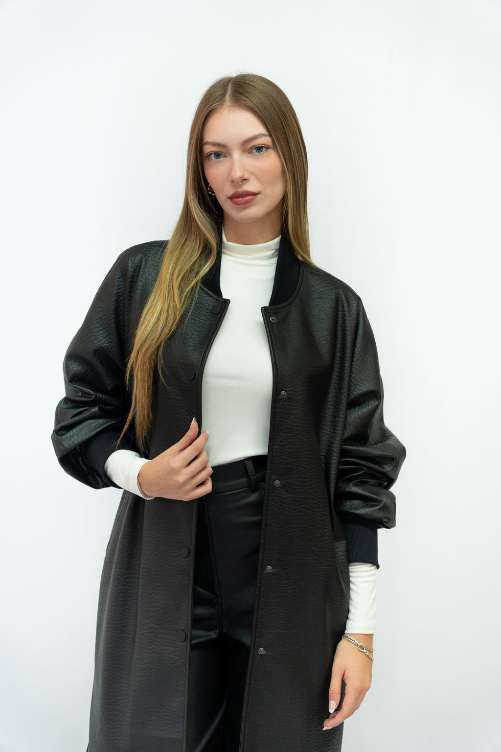 Leather jacket black