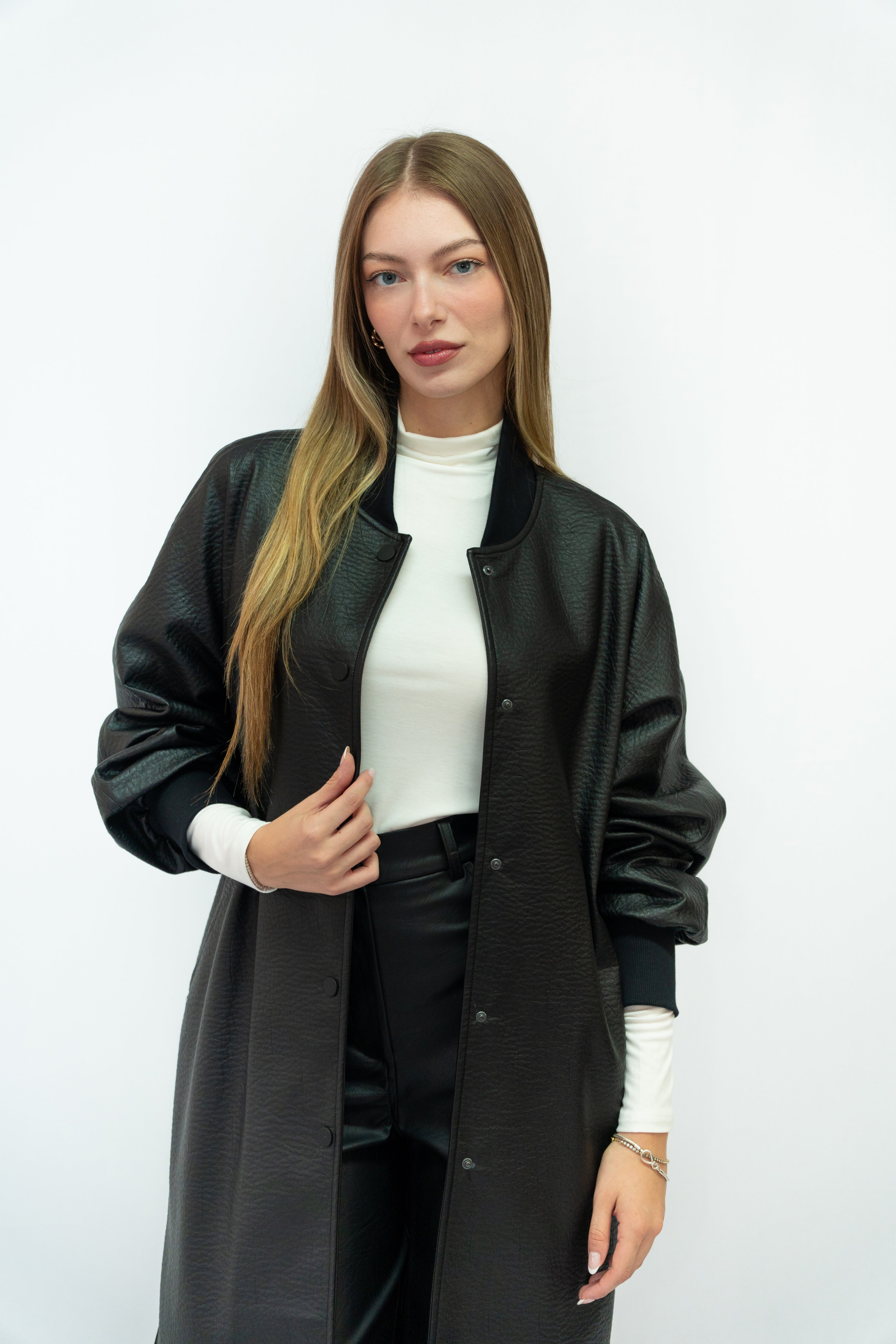 Leather jacket black