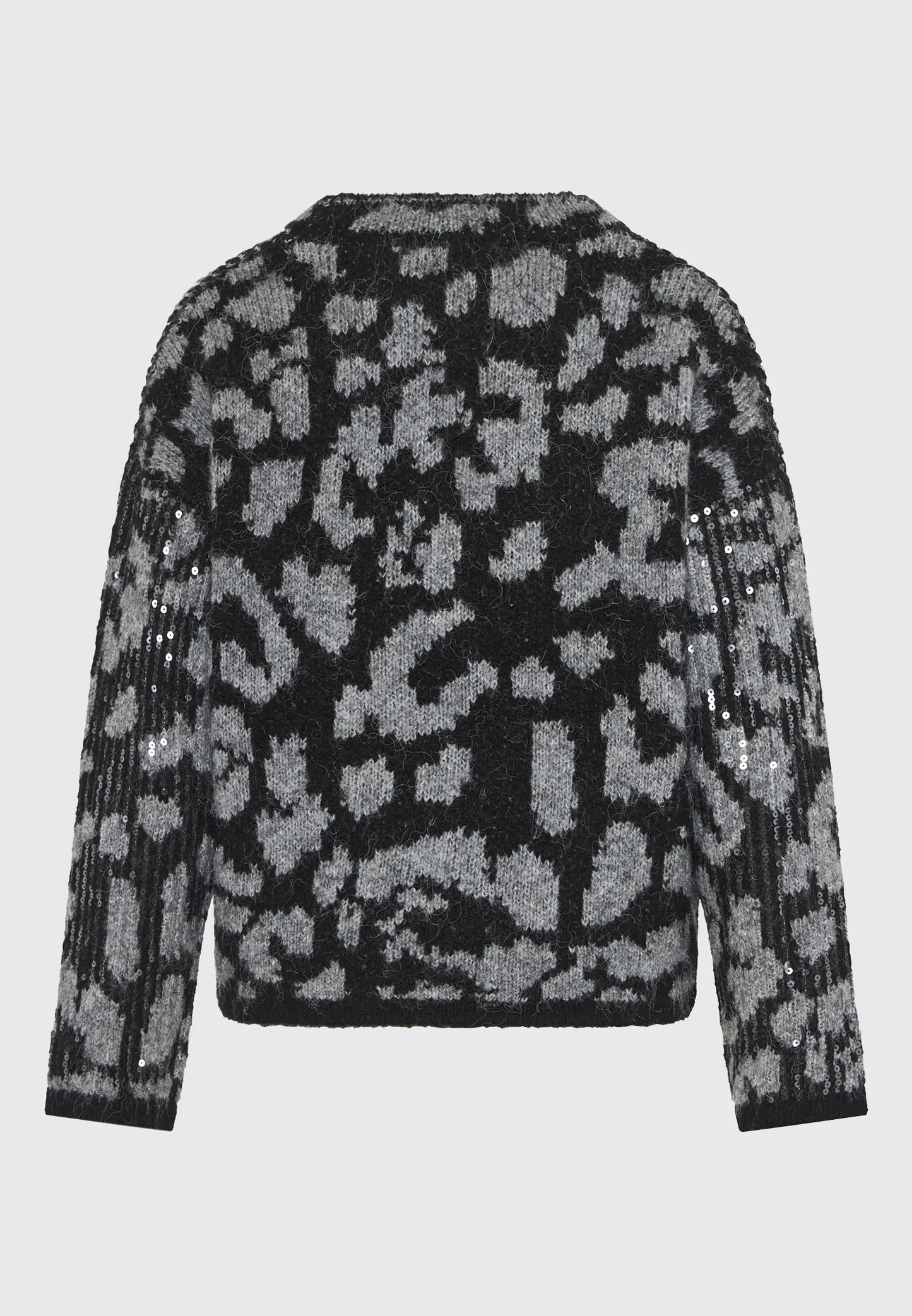 black sweater