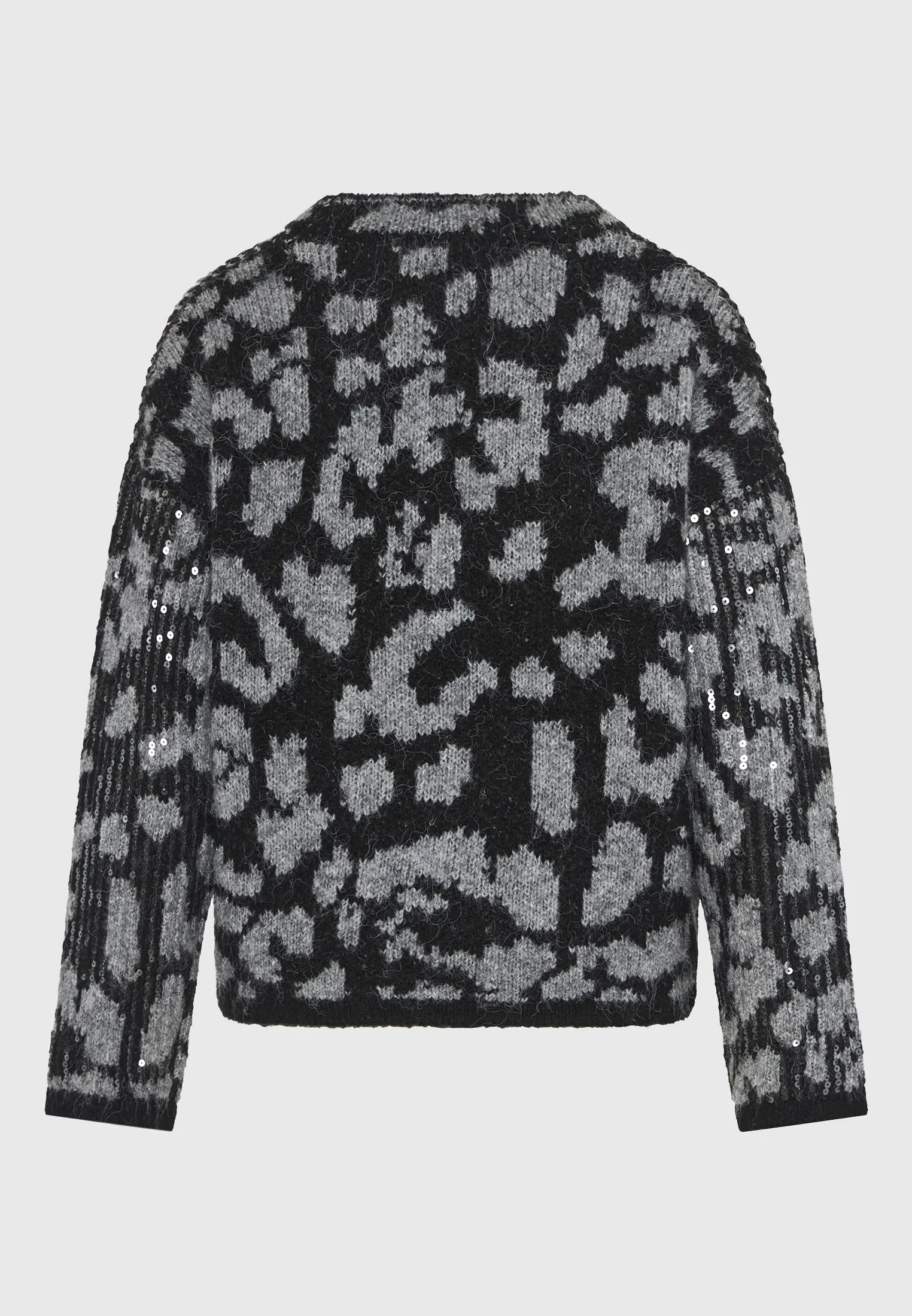 black sweater