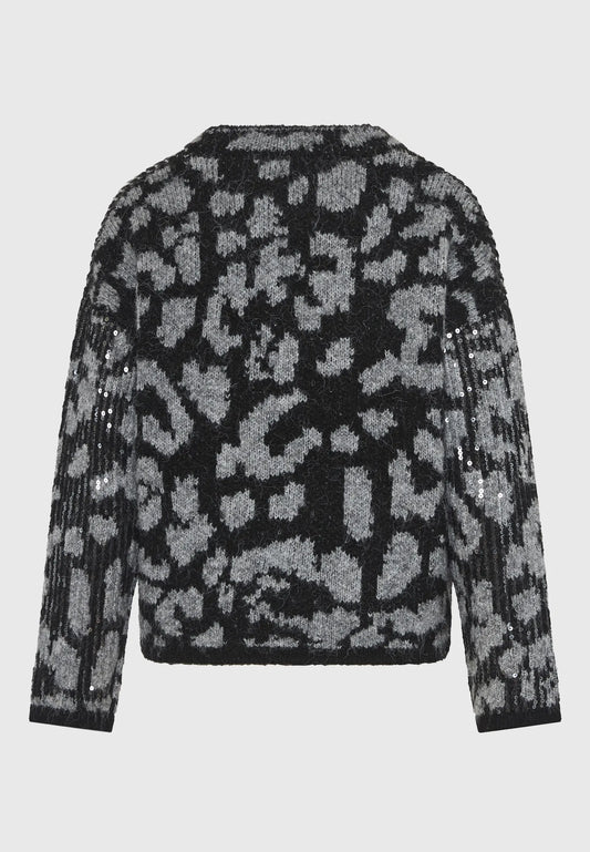 black sweater