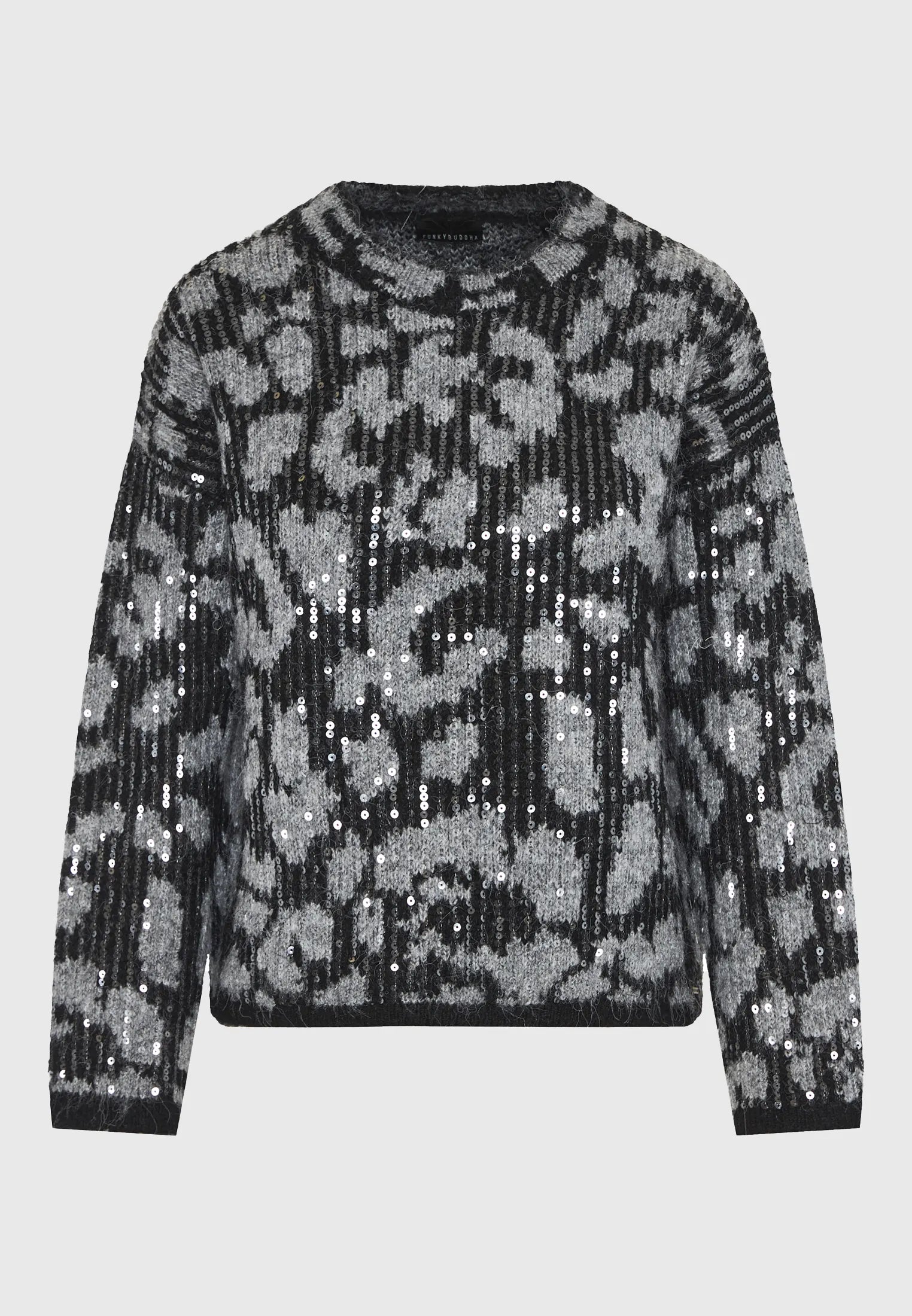 black sweater