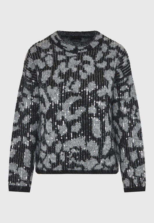black sweater