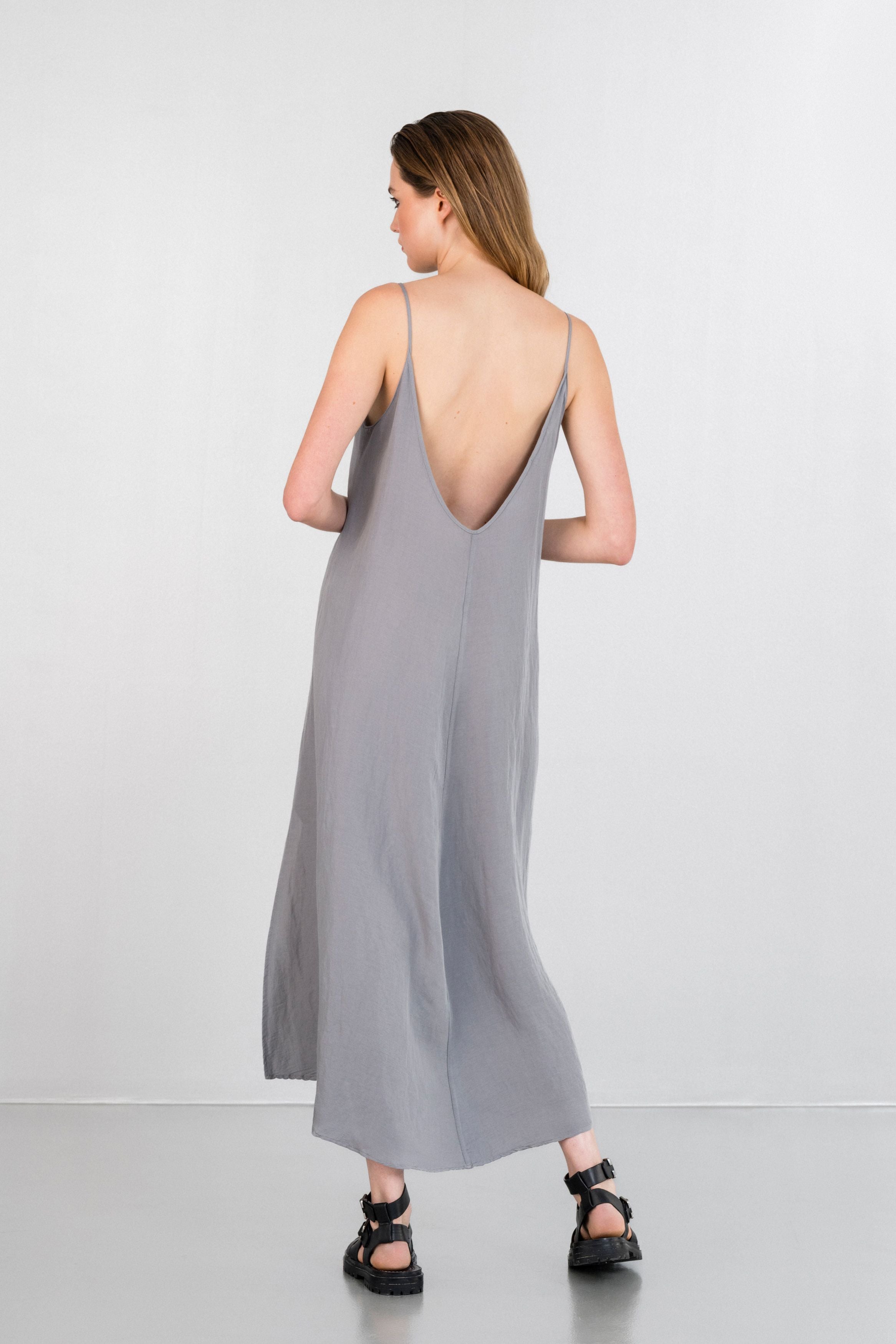 GAUZE SLIP DRESS