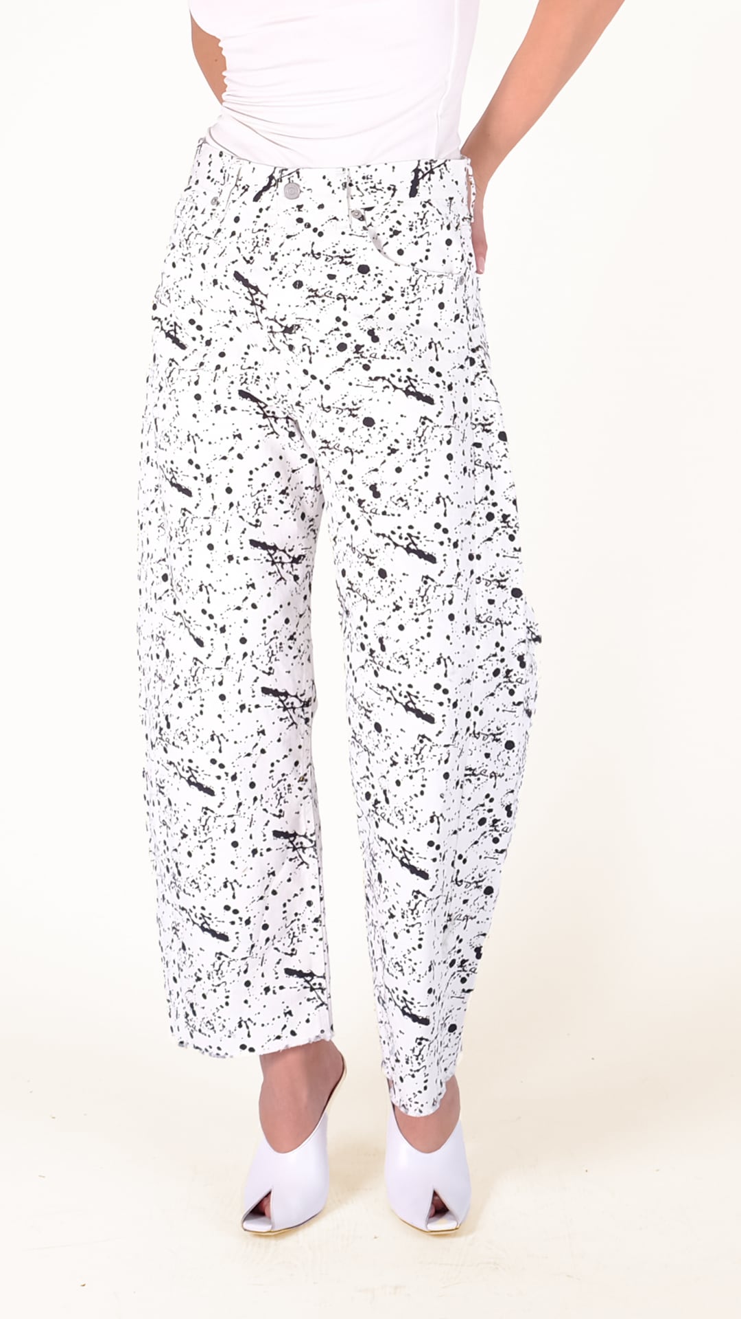 Gwen off white brushed τζιν