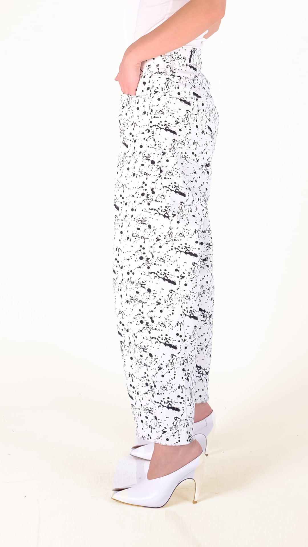 Gwen off white brushed τζιν