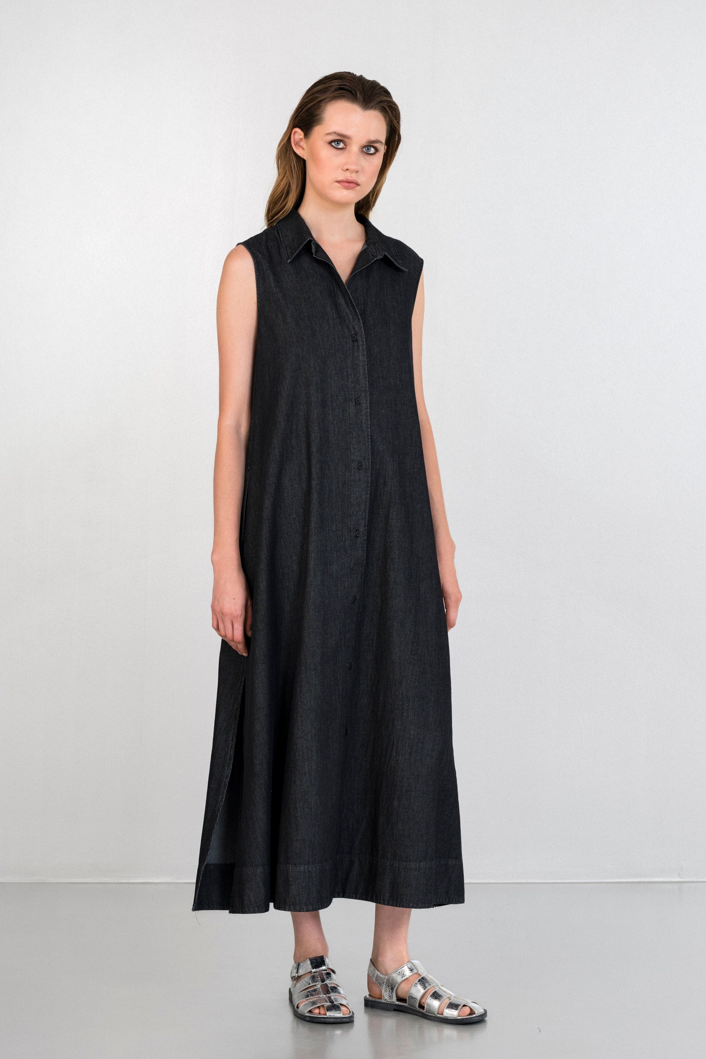 LIGHT DENIM SHIRTDRESS