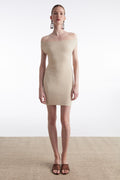 FIne line knitted mini dress