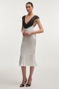 Naia Silk Midi Dress