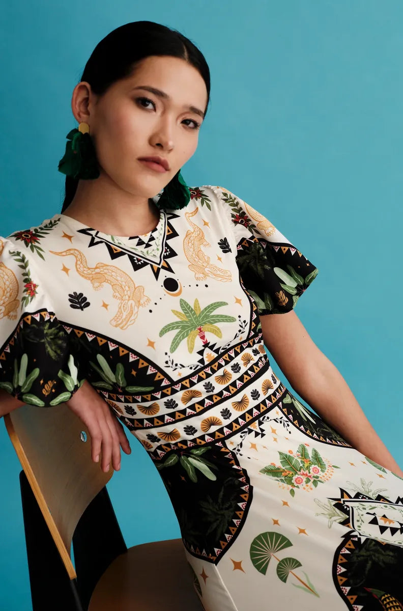 Reptile Long Dress