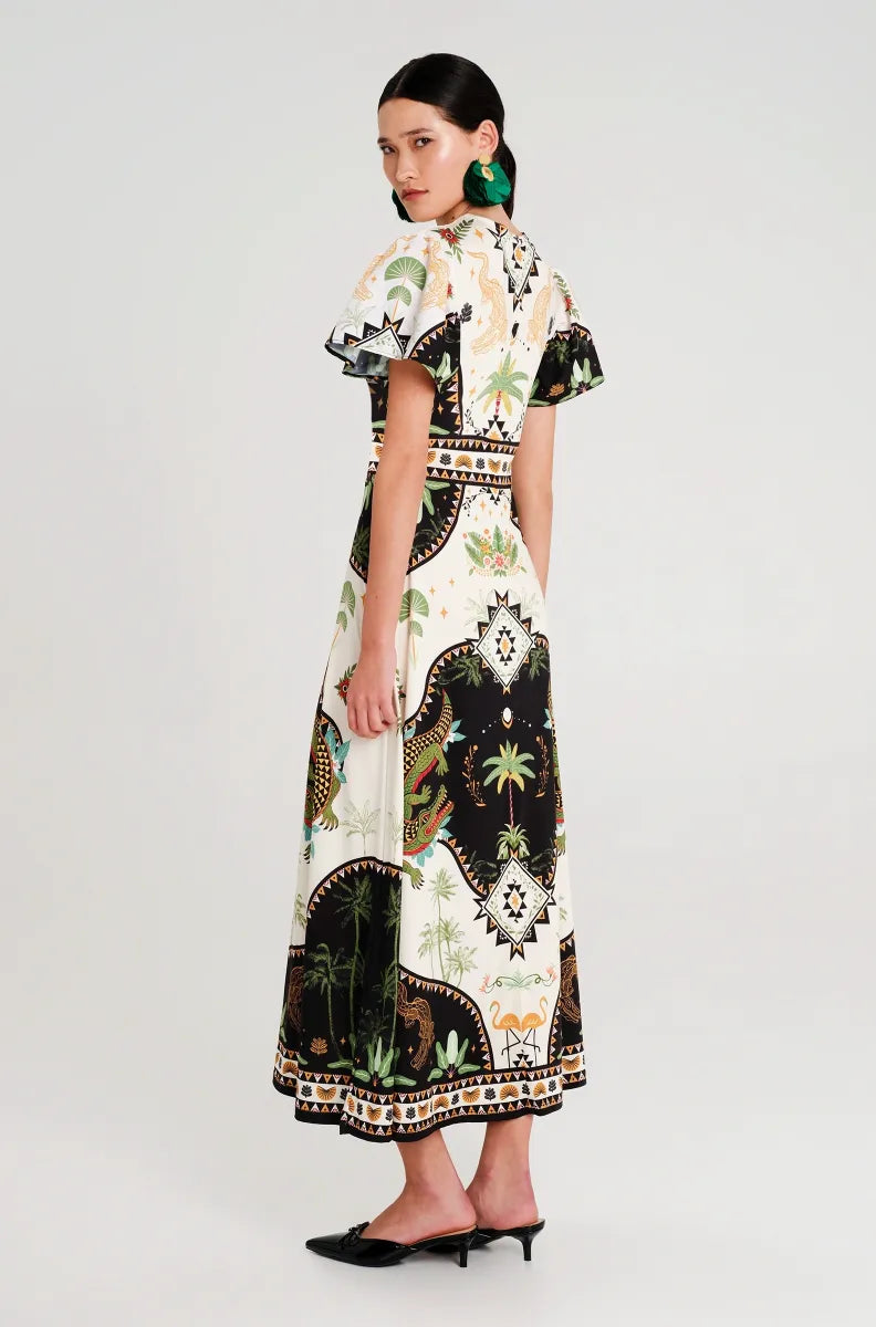 Reptile Long Dress