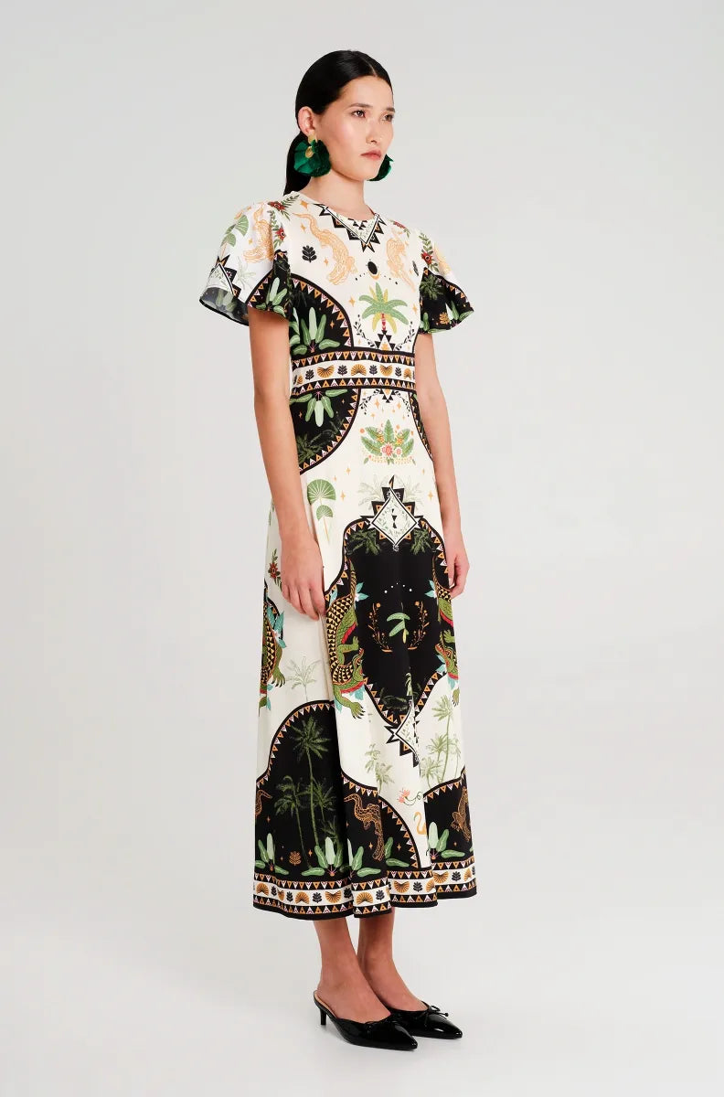 Reptile Long Dress
