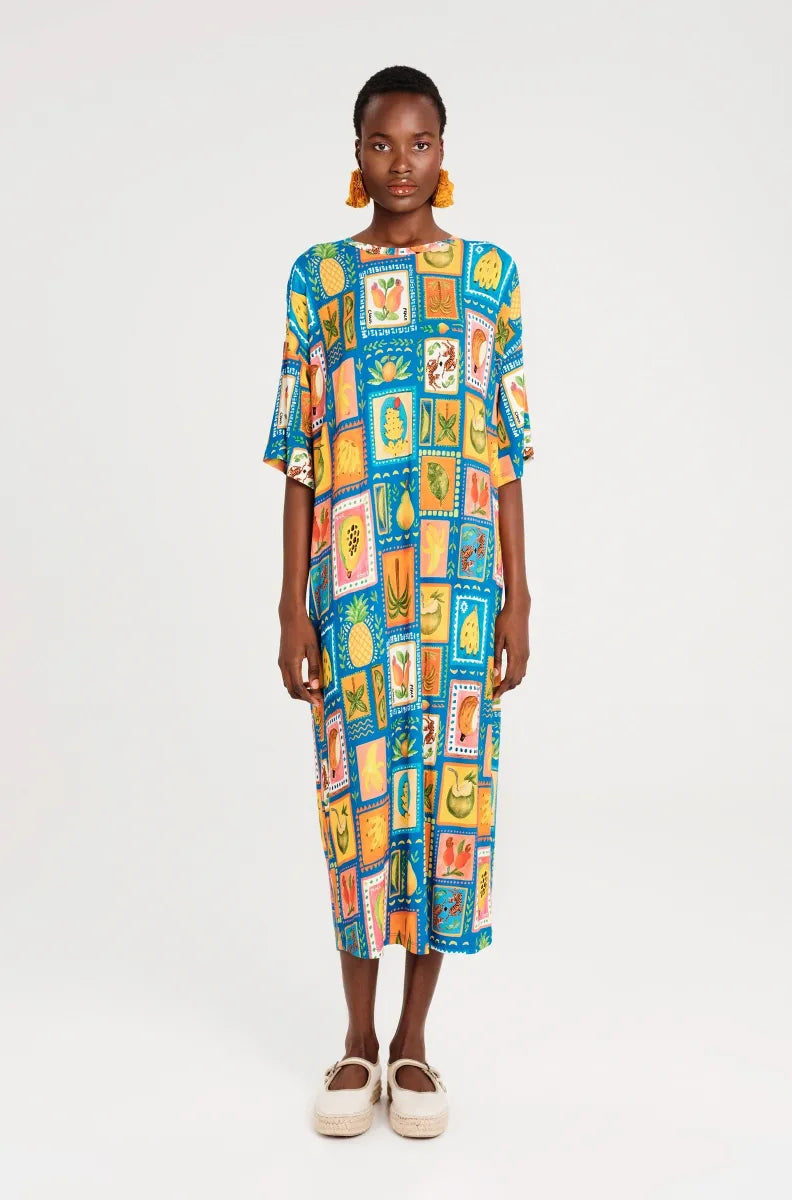 Papaya long dress