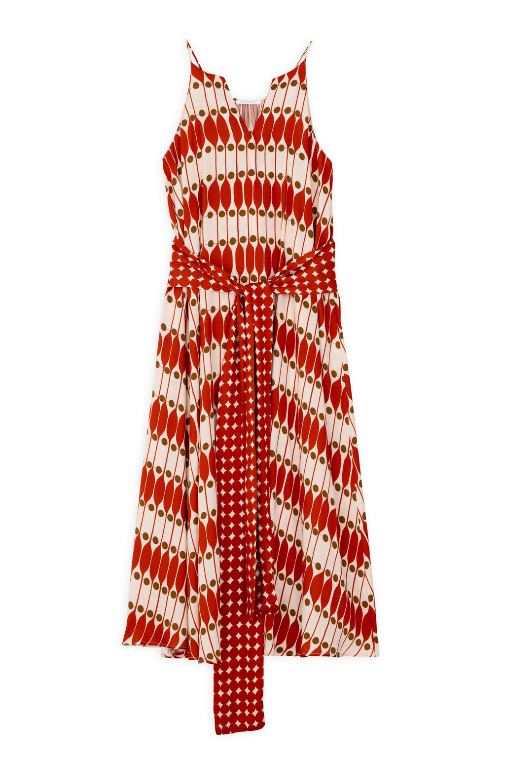 SATIN PRINT CAMISOLE DRESS